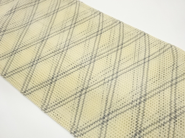 JAPANESE KIMONO / KIMONO FOR SUMMER WOVEN / A WASHIKI PATTERN NAGOYA O